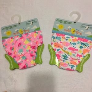 Swimming reusable diapers 2 pack bundle‎ New with tags